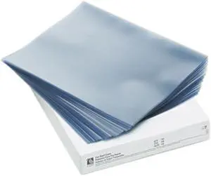 C-line 31357 Vinyl Report Cover, Binding Bar, Letter, 60 Sheet Capacity, Clear, 100/Box