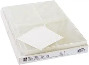 C-line 52584 Clear Photo Holder for 8, 3-1/2x5 Photos, 3-Hole Punched, 11-1/4 x 8-1/2, 50/Box