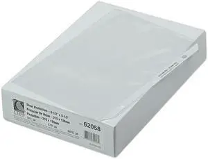 C-line 62058 Top-Load Poly Sheet Protectors, Heavy Gauge, 8-1/2 x 5-1/2, 50/Box