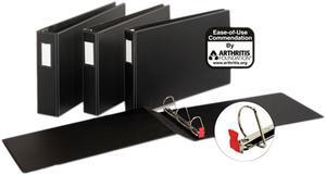 Cardinal 12112 EasyOpen Slant-D Tabloid Reference Binder, 11 x 17, 1" Capacity, Black