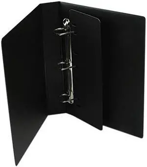 Cardinal 14532 Heavyweight Vinyl Slant-D 3-Ring Binder With Label Holder, 2" Cap, Black