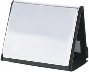 Cardinal 52132 ShowFile Horizontal Display Easel, 20 Letter-Size Sleeves, Black