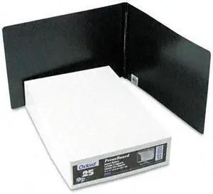 Oxford 13206 Pressboard Report Cover, Prong Clip, 11 x 17, 3" Capacity, Black