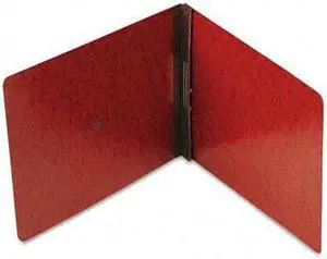 Oxford 71134 PressGuard Coated Report Cover, Prong Clip, Letter, 2" Capacity, Red