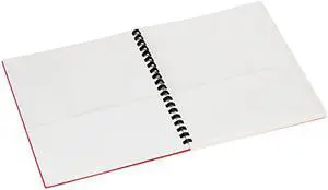 Oxford 99667 Eight-Pocket Organizer, Embossed Leather Grain, Assorted Colors w/White Pockets