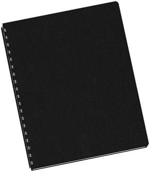 52115 Fellowes Linen Texture Binding System Covers, 11-1/4 x 8-3/4, Black, 200/Pack