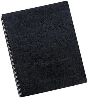 52124 Fellowes Classic Grain Texture Binding System Covers, 11 x 8-1/2, Navy, 50/Pack