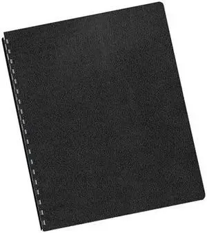 52149 Fellowes Executive Presentation Binding System Covers, 11-1/4 x 8-3/4, Black, 200/Pack