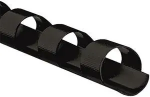 52321 Fellowes Plastic Comb Bindings, 5/16" Diameter, 40 Sheet Capacity, Black, 25 Combs/Pack