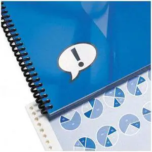 2000036 GBC Clear View Presentation Binding System Cover, 11-1/4 x 8-3/4, Clear, 100/Box