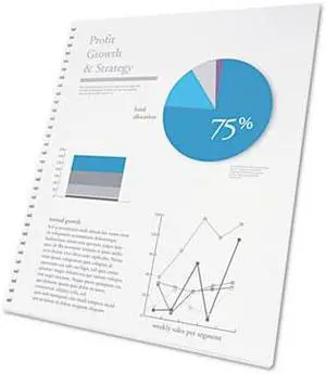 GBC ProClick Presentation Paper, Prepunched, 96 Bright, 24lb, 250 sheets