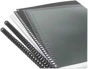 2515665 GBC Instant Report Kit, 5/6" Spine, Clear/Black