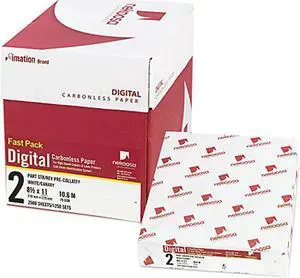 Nekoosa Digital Carbonless Paper, Straight, Letter, White/Canary, 2500 Sheets/Carton