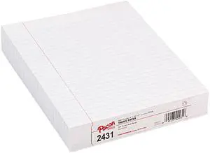 Pacon Essay/Composition Paper, Red Margin, 8-1/2 x 10-1/2, White, 500 Sheets per Ream