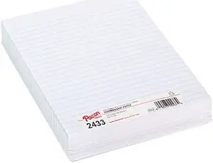 Pacon Essay/Composition Paper, Ruled, No Margin, 8-1/2 x 11, White, 500 Sheets/Ream