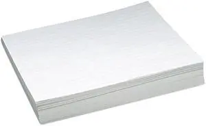 Pacon Ruled Newsprint Practice Paper w/Skip Space, 2nd Grade, White, 500 Sheets/Ream