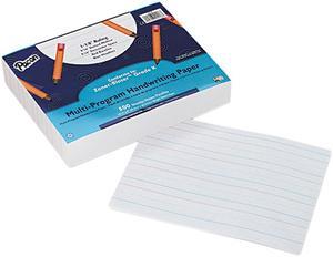 Pacon 2418 Multi-Program Handwriting Paper, 16 lbs., 8 x 10-1/2, White, 500 Sheets/Pack