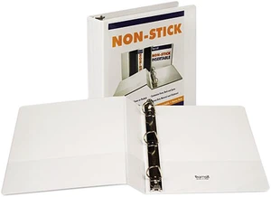 Samsill 16457 Nonstick D-Ring View Binder, 11 x 8-1/2, 1-1/2" Capacity, White Samsill 16457 Nonstick D-Ring View Binder, 11 x 8-1/2, 1-1/2" Capacity, White