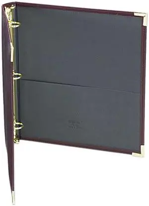Samsill 15134 Classic Collection Ring Binder Portfolio, 11 x 8 1/2, 1" Capacity, Burgundy