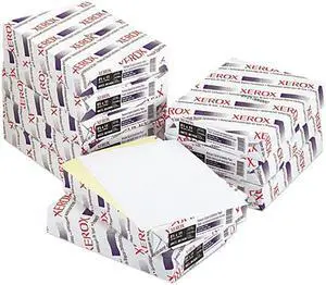 XEROX Carbonless Paper, 2-Part Straight Collated, White/Canary, Letter, 2500 Set/Ctn