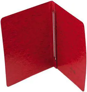 Smead 81252 Side Opening PressGuard Report Cover, Prong Fastener, Letter, Bright Red