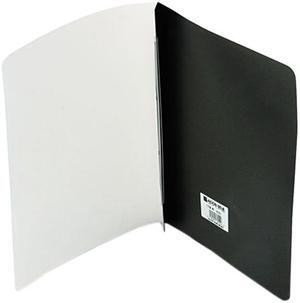 Acco 36251 Plastic Report Cover, Prong Clip, Letter, 3" Capacity, Frosted Cover/Black Back