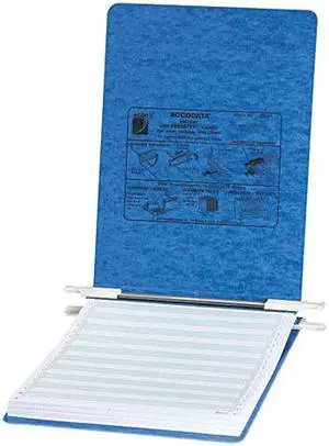 ACCO 54052 Pressboard Hanging Data Binder, 8-1/2 x 11 Unburst Sheets, Light Blue