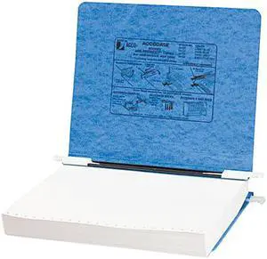 ACCO 54122 Pressboard Hanging Data Binder, 11 x 8-1/2 Unburst Sheets, Light Blue