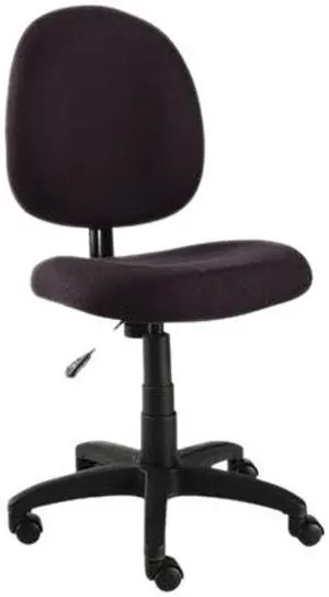 Essentia Series Swivel Task Chair, Acrylic, Black