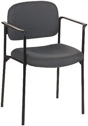 HON VL616VA19 Guest Chair with Arms, Charcoal Gray