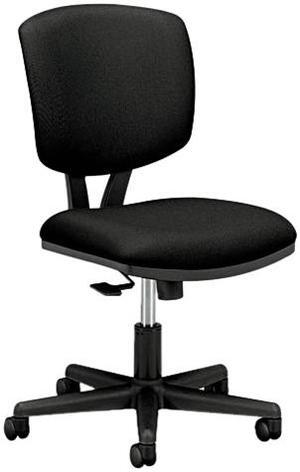 HON 5703GA10T Volt Series Task Chair with Synchro-Tilt, Polyester, Black Upholstery