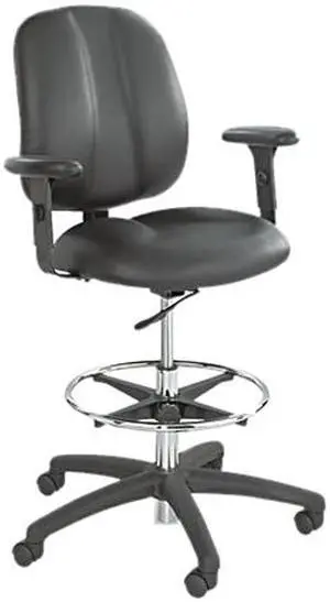 Safco 7084BL Apprentice II Extended Height Chair, Black Vinyl Safco 7084BL Apprentice II Extended Height Chair, Black Vinyl
