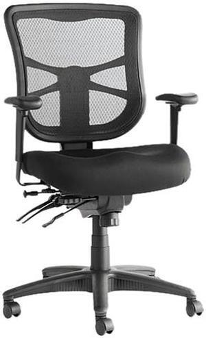 Elusion Series Mesh Mid-Back Multifunction Chair, Black