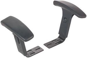 Height Adjustable T-Arms for Interval & Essentia Series Chairs and Stools, Black