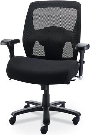 Alera Faseny Series Big and Tall Manager Chair, Supports Up to 400 lbs, 17.48" to 21.73" Seat Height, Black ALEFN44B14