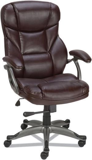 Alera Birns Series High-Back Task Chair - Brown ALEBN41B59