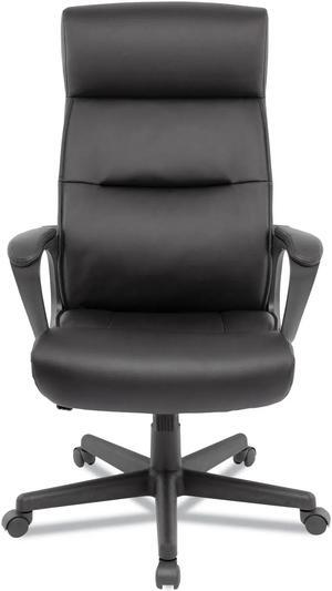 Alera Oxnam Series High-Back Task Chair, Supports Up to 275 lbs, 17.56" to 21.38" Seat Height, Black Seat/Back, Black Base ALEON41B19