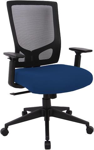 Brassex Office Chair - Black / Blue (2818-BL)