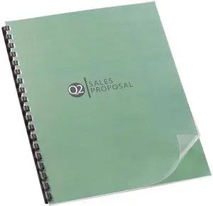 GBC 2514496P Design View Presentation Binding System Covers, 11" x 8.5", Clear, 25/Pack