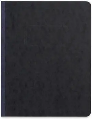 Universal UNV80571 Pressboard Report Cover, Prong Clip, Letter, 3" Capacity, Black