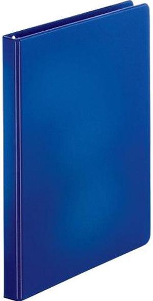 Business Source 28525BD asic Round Ring Binders, Letter 125-Sheet Capacity, 3 Round Ring Fastener, Dark Blue,  4 / Bundle