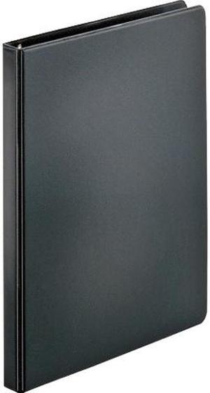 Business Source 28526BD Basic Round Ring Binders 125-Sheet Capacity Black, 4 / Bundle