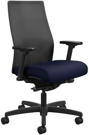 HON I2M2AMLC98TK Ignition Mid-Back Task Chair - Navy Seat