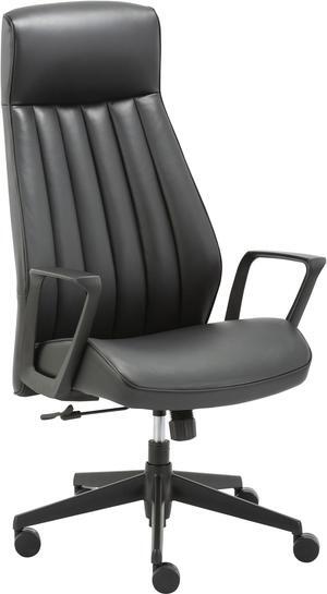 Lorell High-Back Bonded Leather Chair 41841 Lorell High-Back Bonded Leather Chair 41841