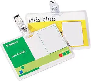 52033 Fellowes Laminating Pouches, 5 mil, 2 5/8 x 3 7/8, ID Size, 25/Pack
