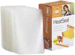3300371 GBC HeatSeal Laminating Pouches, 7 mil, 2 3/16 x 3 11/16, Business Card Size, 100