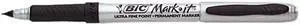 BIC GPMU11-BK Mark-It Permanent Markers, Ultra-Fine Point, Tuxedo Black, Dozen