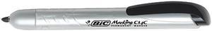 BIC PMR11-BK Mark-it Retractable Permanent Marker, Black, Dozen