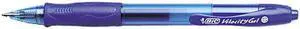 BIC RLC11-BE Velocity Roller Ball Retractable Gel Pen, Blue Ink, Medium, Dozen