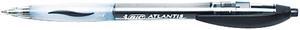 BIC VCG11BK, Atlantis Ballpoint Retractable Pen, Black Ink, Medium, 1mm, Dozen